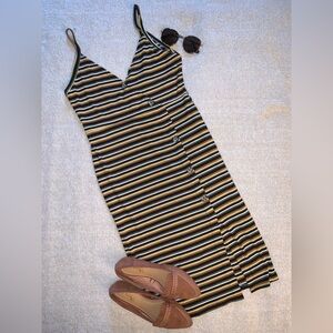 Miley + Mike Striped Ribbed Dress